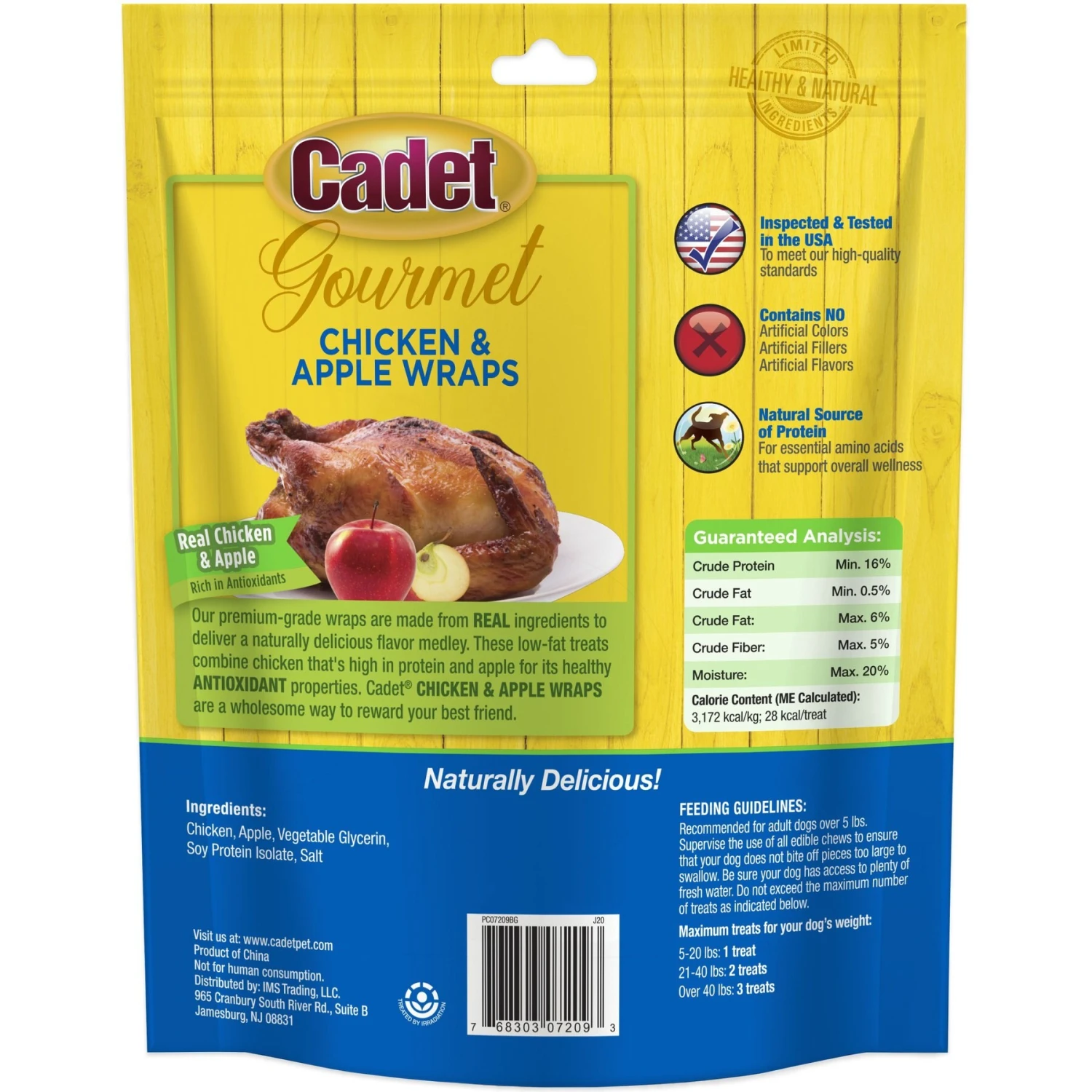 Four Paws Wee-Wee Superior Performance Dog Pee Pads & Cadet Gourmet Chicken & Apple Wrapped Dog Treats 7 Four Paws Wee-Wee Superior Performance Dog Pee Pads & Cadet Gourmet Chicken & Apple Wrapped Dog Treats - Image 7