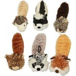 Multipet Bouncy Burrow Buddies Babies Squeaky Stuffing-Free Plush Puppy Toy, Character Varies -PetSafe Kong Shop 68027 PT5. AC SS1800 V1495116069