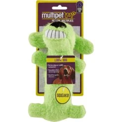 Multipet Loofa Dog The Original Squeaky Plush Dog Toy, Color Varies -PetSafe Kong Shop 68071 PT3. AC SS1800 V1530544166