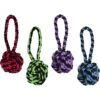 Multipet Nuts For Knots Heavy Duty Rope With Tug Dog Toy, Color Varies