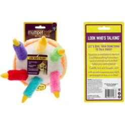 Multipet Musical Birthday Cake Plush Dog Toy -PetSafe Kong Shop 68171 PT8. AC SS1800 V1534452130