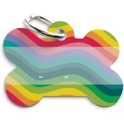Custom Personalization Solutions Rainbow Wave Personalized Pet Tag 7 Custom Personalization Solutions Rainbow Wave Personalized Pet Tag -PetSafe Kong Shop 686166 PT4. AC SS1800 V1668024571