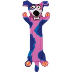 Fat Cat Incredible Strapping Flip-Flop Yankers Squeaky Dog Toy, Character Varies
