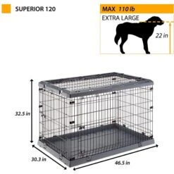 Ferplast Superior Hybrid ECO Dog Crate & Playpen, Gray 11 Ferplast Superior Hybrid ECO Dog Crate & Playpen, Gray -PetSafe Kong Shop 688502 PT5. AC SS1800 V1667598678