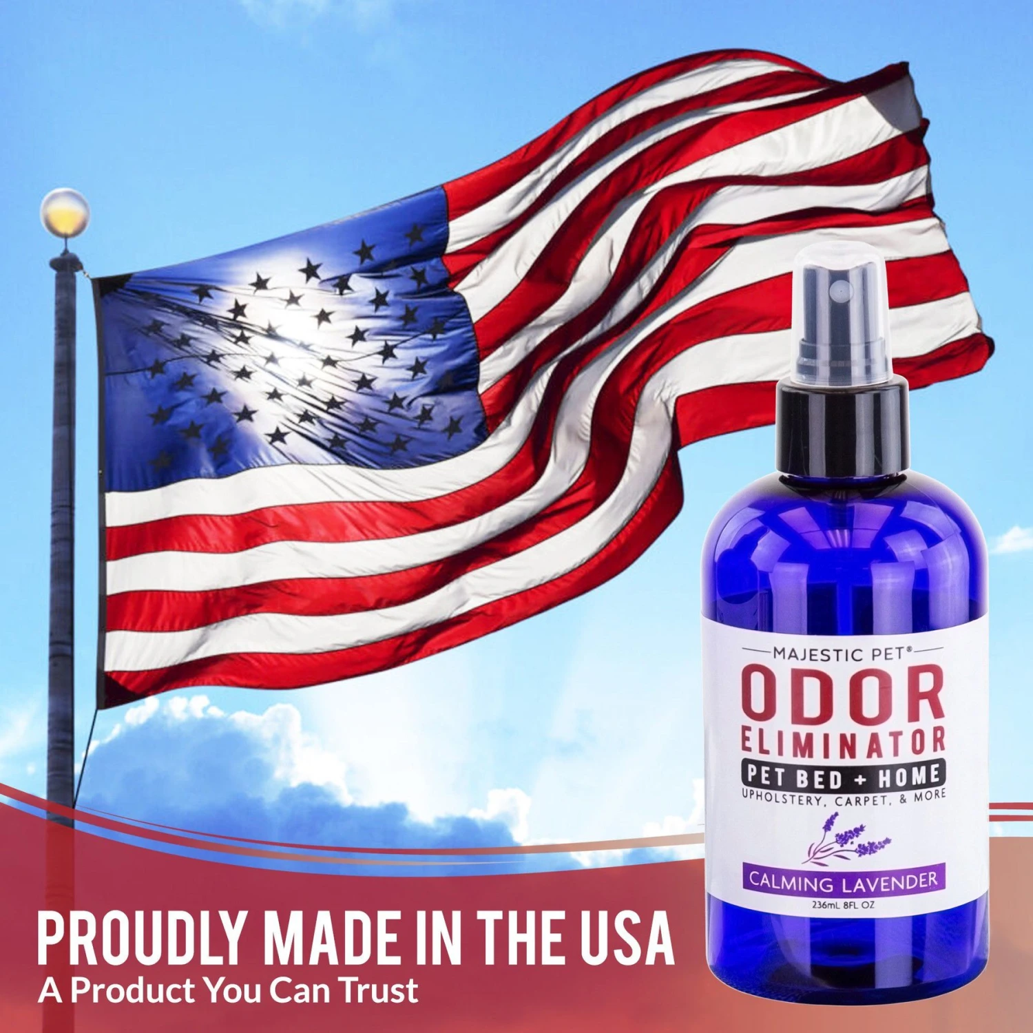 Majestic Pet Room & Linen Calming Lavender Deodorizer Spray, 8-oz Bottle 5 Majestic Pet Room & Linen Calming Lavender Deodorizer Spray, 8-oz Bottle - Image 5