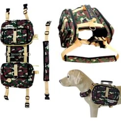 Petsonik Saddle Bag For Travel Dog Harness Accessory -PetSafe Kong Shop 690886 PT5. AC SS1800 V1669906508