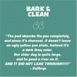 Bark & Clean Premium Activated Charcoal Traveller's Dog Potty Pad 11 Bark & Clean Premium Activated Charcoal Traveller's Dog Potty Pad -PetSafe Kong Shop 695822 PT3. AC SS1800 V1667519302