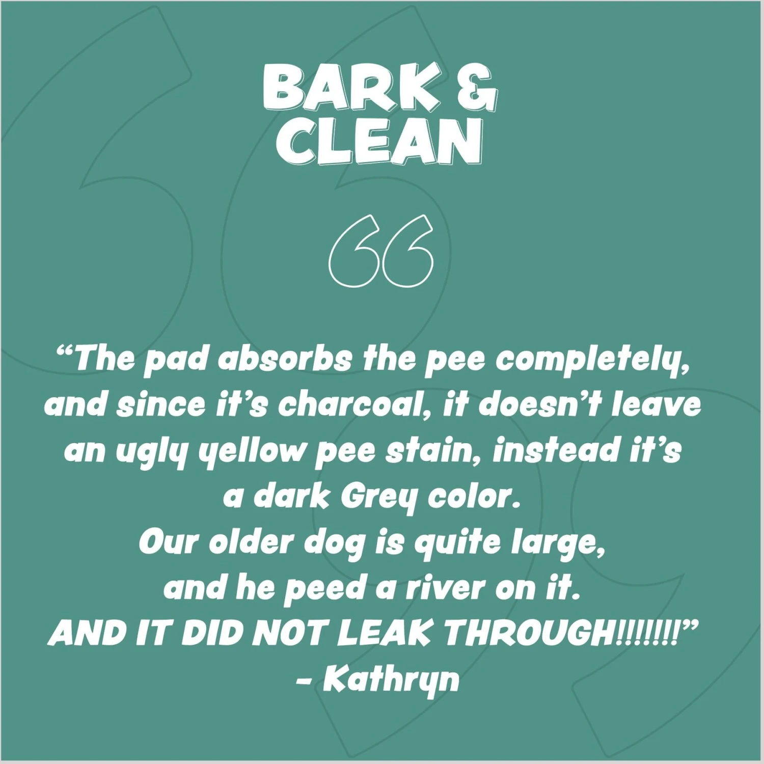 Bark & Clean Premium Activated Charcoal Traveller's Dog Potty Pad 4 Bark & Clean Premium Activated Charcoal Traveller's Dog Potty Pad - Image 4