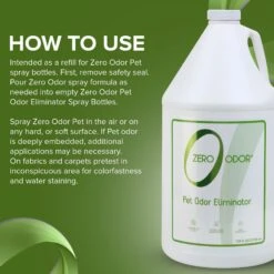 Zero Odor Pet Odor Eliminator Refill, 128-oz Bottle -PetSafe Kong Shop 695902 PT8. AC SS1800 V1668550702