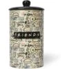 Fetch For Pets Friends City Doodle Dog Treat Jar, 10X5-in