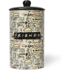 Fetch For Pets Friends City Doodle Dog Treat Jar, 10X5-in