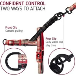 Leashboss Patterned No Pull Dog Harness -PetSafe Kong Shop 698814 PT2. AC SS1800 V1669929516