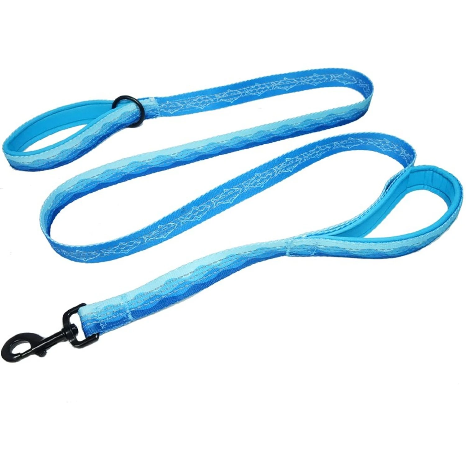 Leashboss Two Handle Dog Leash, 6-ft Long 1 Leashboss Two Handle Dog Leash, 6-ft Long