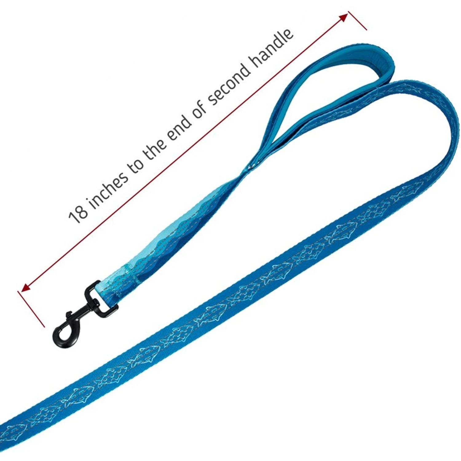 Leashboss Two Handle Dog Leash, 6-ft Long 5 Leashboss Two Handle Dog Leash, 6-ft Long - Image 5