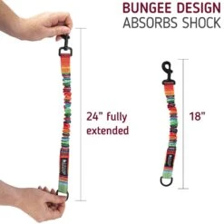 Leashboss Patterned Bungee Extension, 18-in -PetSafe Kong Shop 699014 PT2. AC SS1800 V1669930046
