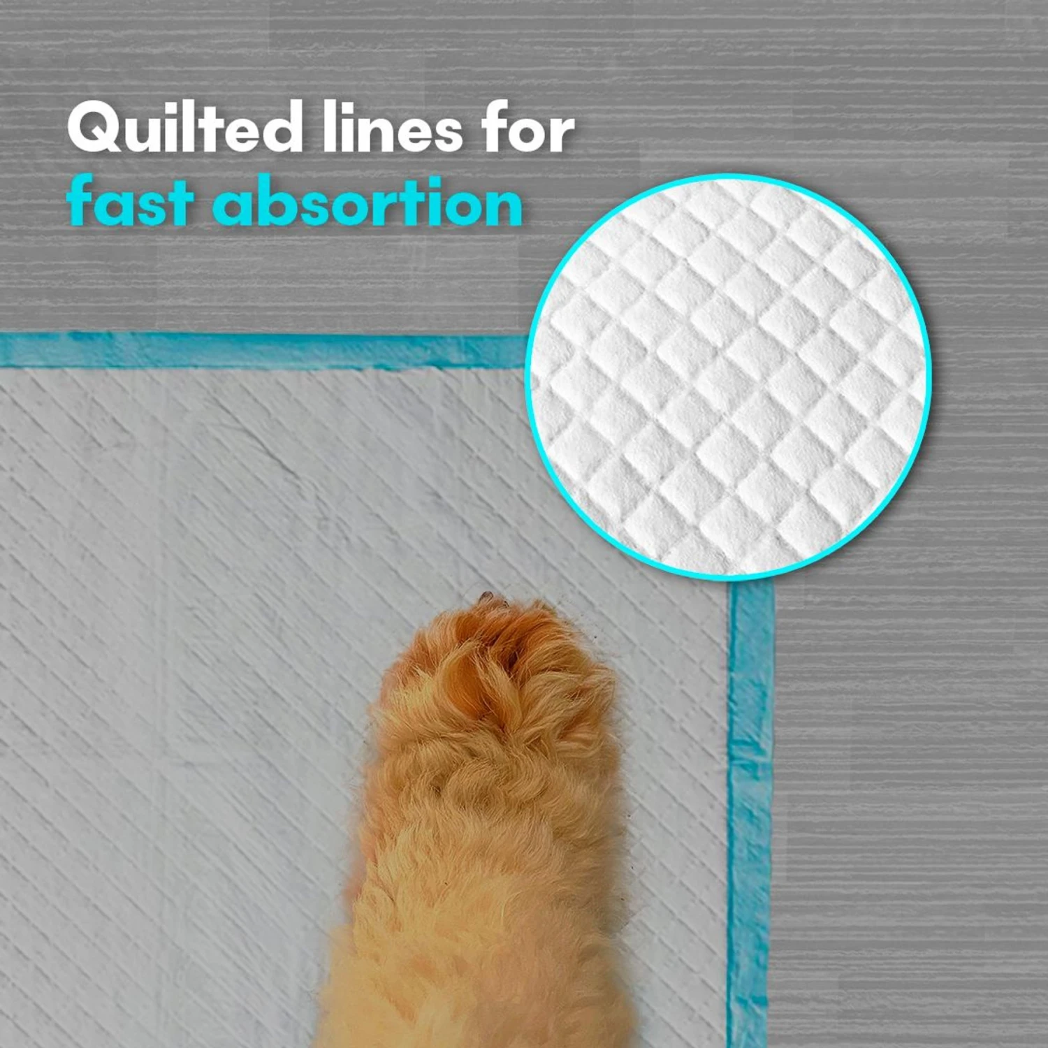 Hygena Scoop High Absorbant Dog Potty Pads, Large, 40 Count 6 Hygena Scoop High Absorbant Dog Potty Pads, Large, 40 Count - Image 6