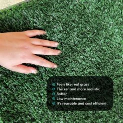 Hygena Scoop Grass Indoor/Outdoor Portable Potty Dog Litter -PetSafe Kong Shop 699422 PT6. AC SS1800 V1667519549