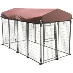 TRIXIE Deluxe Outdoor Dog Kennel With Cover, XX-Large, Black/Burgundy 10 TRIXIE Deluxe Outdoor Dog Kennel With Cover, XX-Large, Black/Burgundy -PetSafe Kong Shop 701438 PT3. AC SS1800 V1668548320