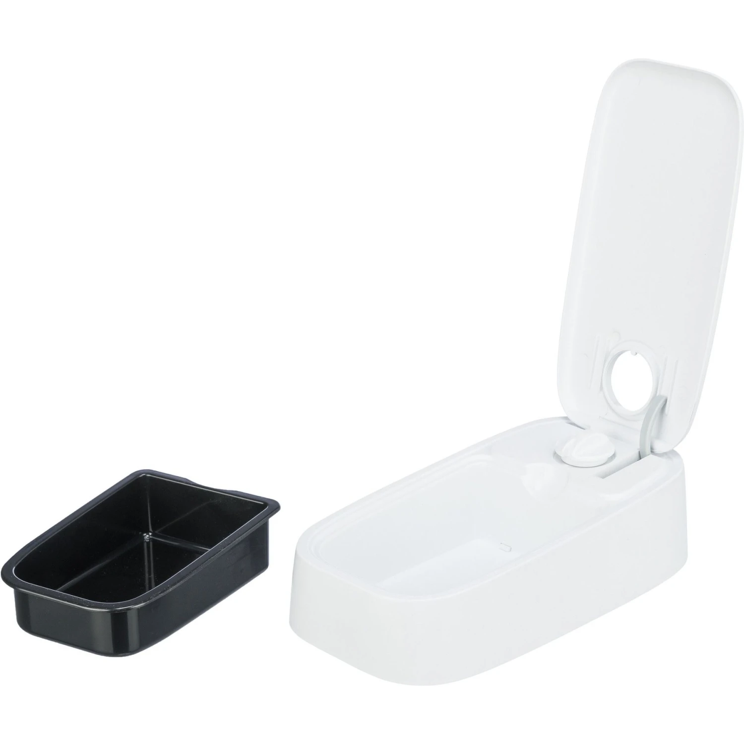 TRIXIE TX1 Automatic Cat & Dog Food Dispenser, White 4 TRIXIE TX1 Automatic Cat & Dog Food Dispenser, White - Image 4