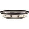 PetRageous Designs Metro Oval Ceramic Dog & Cat Dish