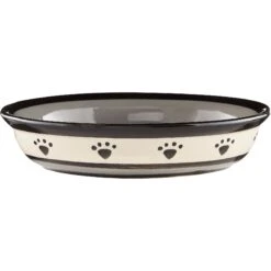 PetRageous Designs Metro Oval Ceramic Dog & Cat Dish
