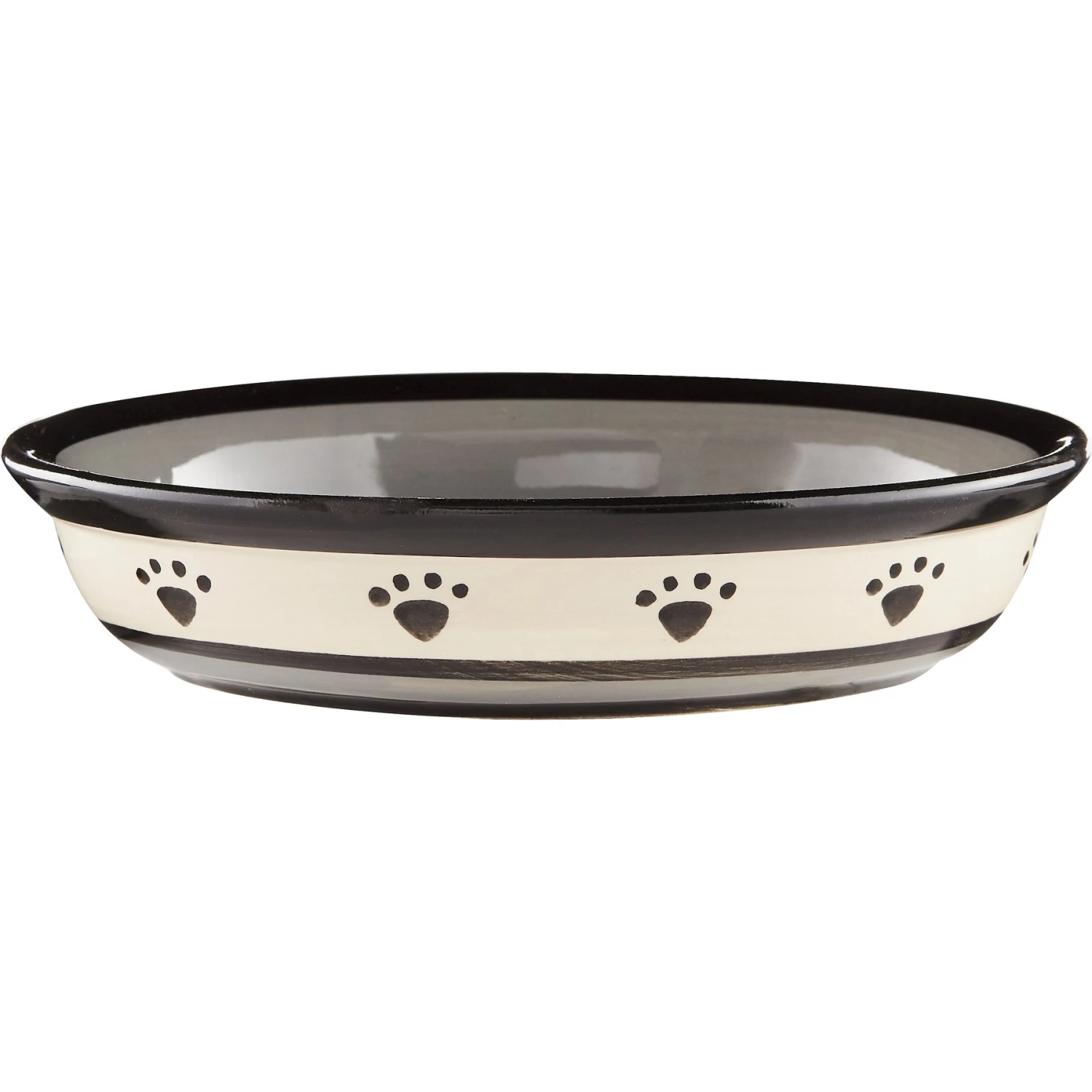 PetRageous Designs Metro Oval Ceramic Dog & Cat Dish 1 PetRageous Designs Metro Oval Ceramic Dog & Cat Dish