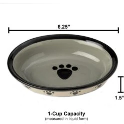 PetRageous Designs Metro Oval Ceramic Dog & Cat Dish 8 PetRageous Designs Metro Oval Ceramic Dog & Cat Dish -PetSafe Kong Shop 70287 PT3. AC SS1800 V1628185579