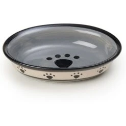 PetRageous Designs Metro Oval Ceramic Dog & Cat Dish 10 PetRageous Designs Metro Oval Ceramic Dog & Cat Dish -PetSafe Kong Shop 70287 PT5. AC SS1800 V1660340814