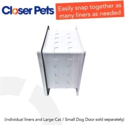 Closer Pets Cat Mate 2-inch Wall Liner Door Accessory, White, Large 9 Closer Pets Cat Mate 2-inch Wall Liner Door Accessory, White, Large -PetSafe Kong Shop 704174 PT3. AC SS1800 V1671644161
