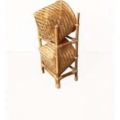 D-Art Collection 2 Tier Bamboo Dog & Cat Toy Storage Accessory, Natural, Medium -PetSafe Kong Shop 704486 PT2. AC SS1800 V1667948493