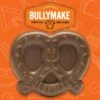 BULLYMAKE Nylon Pretzel Hard Chew Dog Toy, Brown