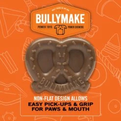 BULLYMAKE Nylon Pretzel Hard Chew Dog Toy, Brown 11 BULLYMAKE Nylon Pretzel Hard Chew Dog Toy, Brown -PetSafe Kong Shop 705614 PT5. AC SS1800 V1668198385
