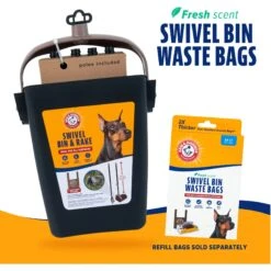Arm & Hammer Swivel Bin & Rake Backyard Waste Pickup -PetSafe Kong Shop 70666 PT7. AC SS1800 V1659634769