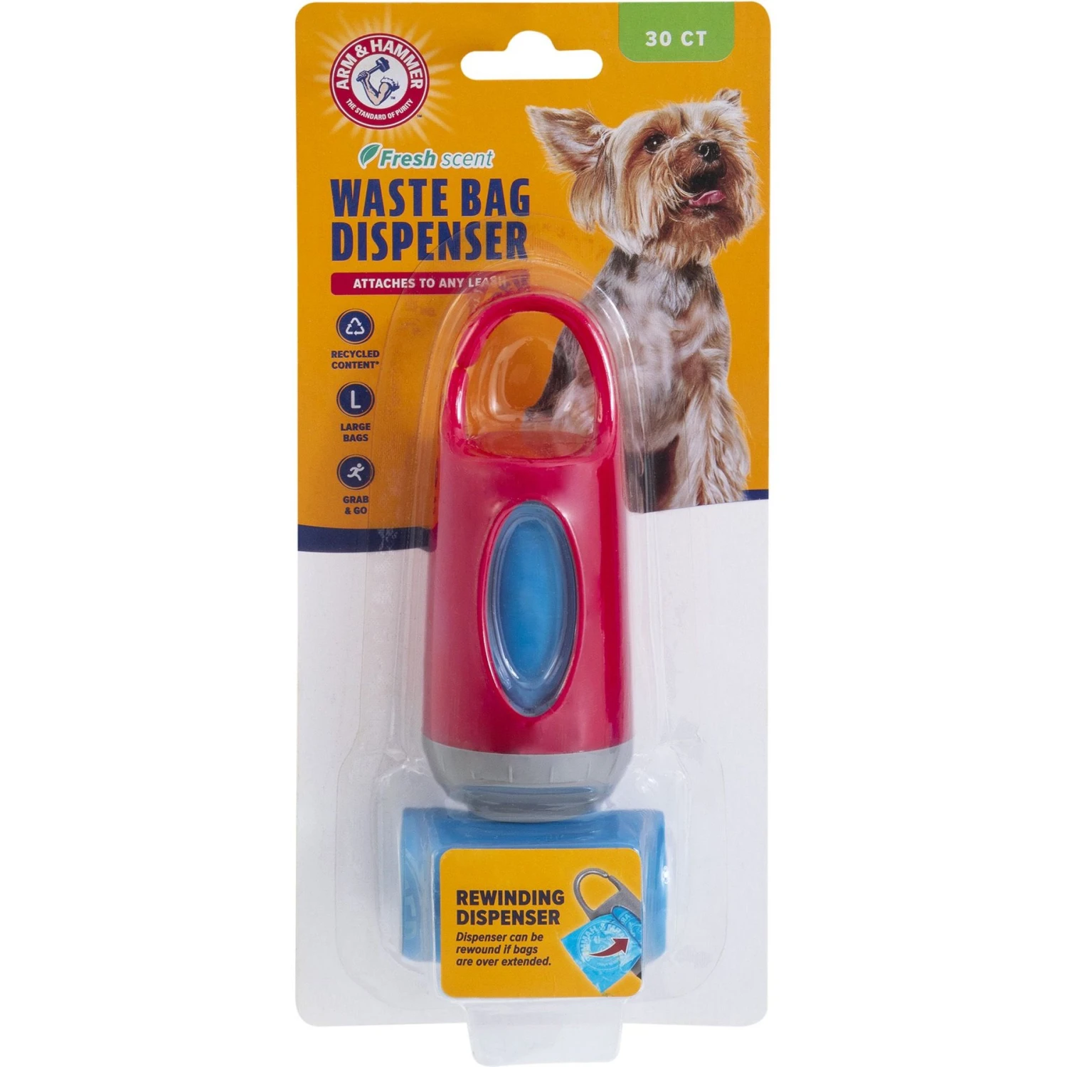 Arm & Hammer Dispenser & Disposable Waste Bags, Color Varies 1 Arm & Hammer Dispenser & Disposable Waste Bags, Color Varies