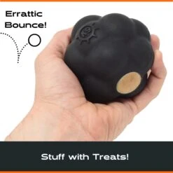 Monster K9 Dog Toys Ultra Durable Tumbler Interactive Dog Toy, Black -PetSafe Kong Shop 711342 PT2. AC SS1800 V1668809679