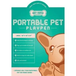 Ruff 'N Ruffus Portable Foldable Cat & Dog Playpen, Carrying Case, & Travel Bowl -PetSafe Kong Shop 711446 PT4. AC SS1800 V1673630736