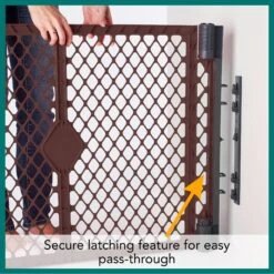 MyPet Extra Wide Cat & Dog Gate With Pet Door, Brown 10 MyPet Extra Wide Cat & Dog Gate With Pet Door, Brown -PetSafe Kong Shop 711758 PT4. AC SS1800 V1670437600