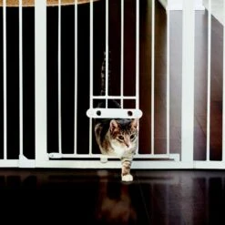 MyPet Extra Tall & Wide Walk Thru Easypass Cat & Dog Gate, White -PetSafe Kong Shop 711790 PT2. AC SS1800 V1670438288