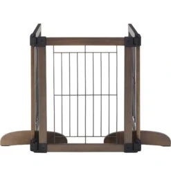 MyPet Wide Versa-Lock Freestanding Cat & Dog Gate, Woodtone 10 MyPet Wide Versa-Lock Freestanding Cat & Dog Gate, Woodtone -PetSafe Kong Shop 711822 PT4. AC SS1800 V1670437163