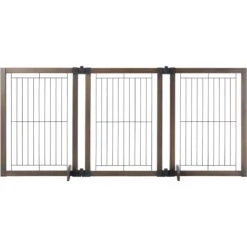 MyPet Extra Wide Versa-Lock Freestanding Cat & Dog Gate, Woodtone 12 MyPet Extra Wide Versa-Lock Freestanding Cat & Dog Gate, Woodtone -PetSafe Kong Shop 711838 PT4. AC SS1800 V1670434247