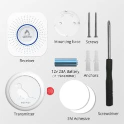 PATPET Smart Training Doorbell Potty Communication Dog & Cat Toy, White, Small -PetSafe Kong Shop 712963 PT6. AC SS1800 V1672946997