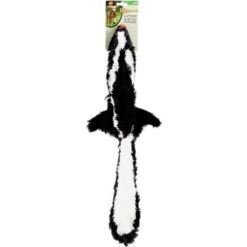 Ethical Pet Skinneeez Forest Series Skunk Stuffing-Free Squeaky Plush Dog Toy -PetSafe Kong Shop 71347 PT2. AC SS1800 V1527093158