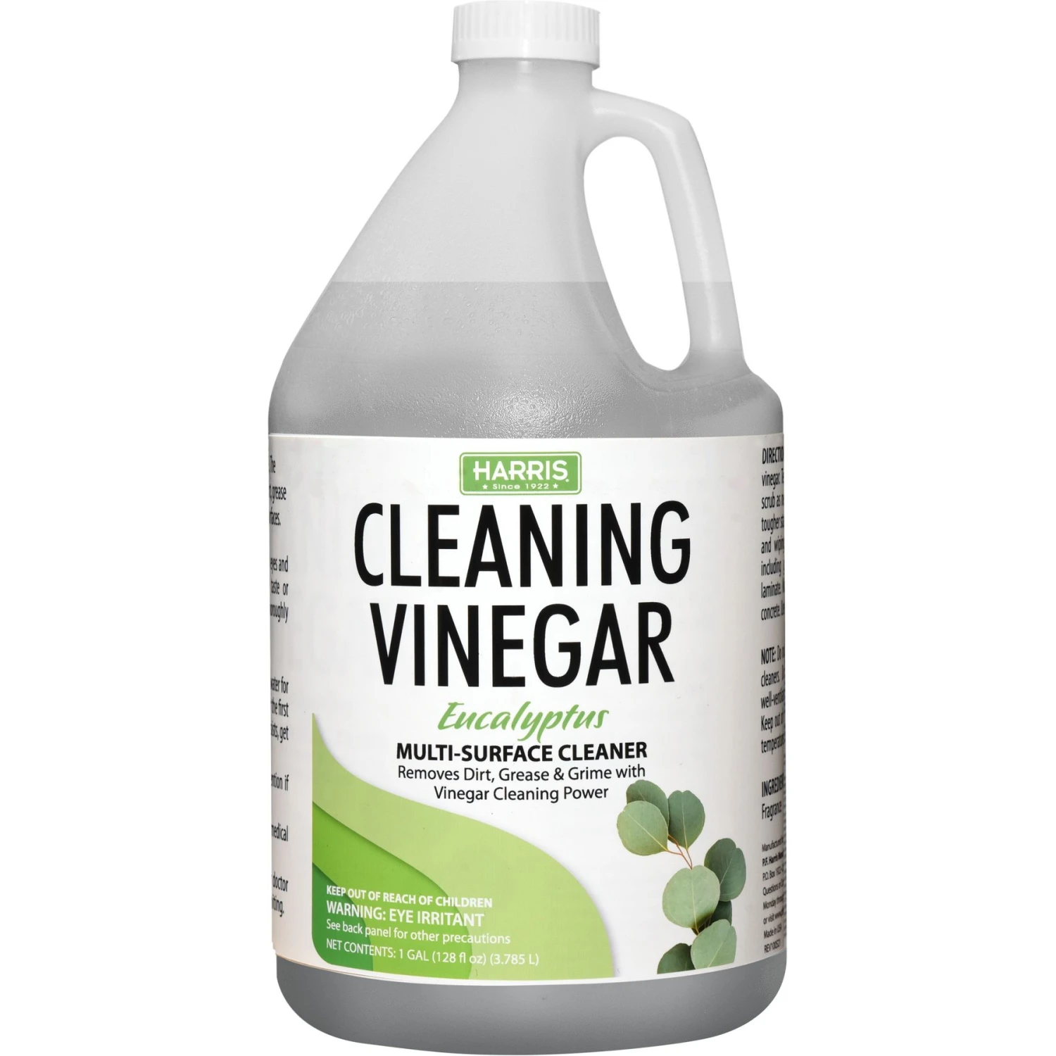 Harris Cleaning Vinegar Eucalyptus Multi-Surface Cleaner, 128-oz Bottle 1 Harris Cleaning Vinegar Eucalyptus Multi-Surface Cleaner, 128-oz Bottle