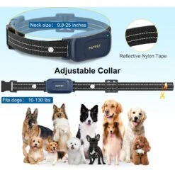 PATPET 1000-ft Remote Shock Collar Anti Bark Adult Dog Training Collar, Blue, Small 13 PATPET 1000-ft Remote Shock Collar Anti Bark Adult Dog Training Collar, Blue, Small -PetSafe Kong Shop 716630 PT6. AC SS1800 V1670451668