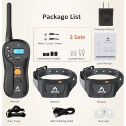 PATPET P620B 2000-foot Adult Dog Training Shock Collar With Remote -PetSafe Kong Shop 716662 PT7. AC SS1800 V1669679095