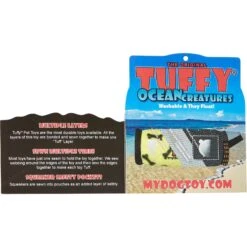 Tuffy's Ocean Creatures Burtle Turtle Plush Dog Toy -PetSafe Kong Shop 72169 PT6. AC SS1800 V1589493388