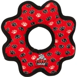 Tuffy's Ultimate Gear Ring Squeaky Plush Dog Toy