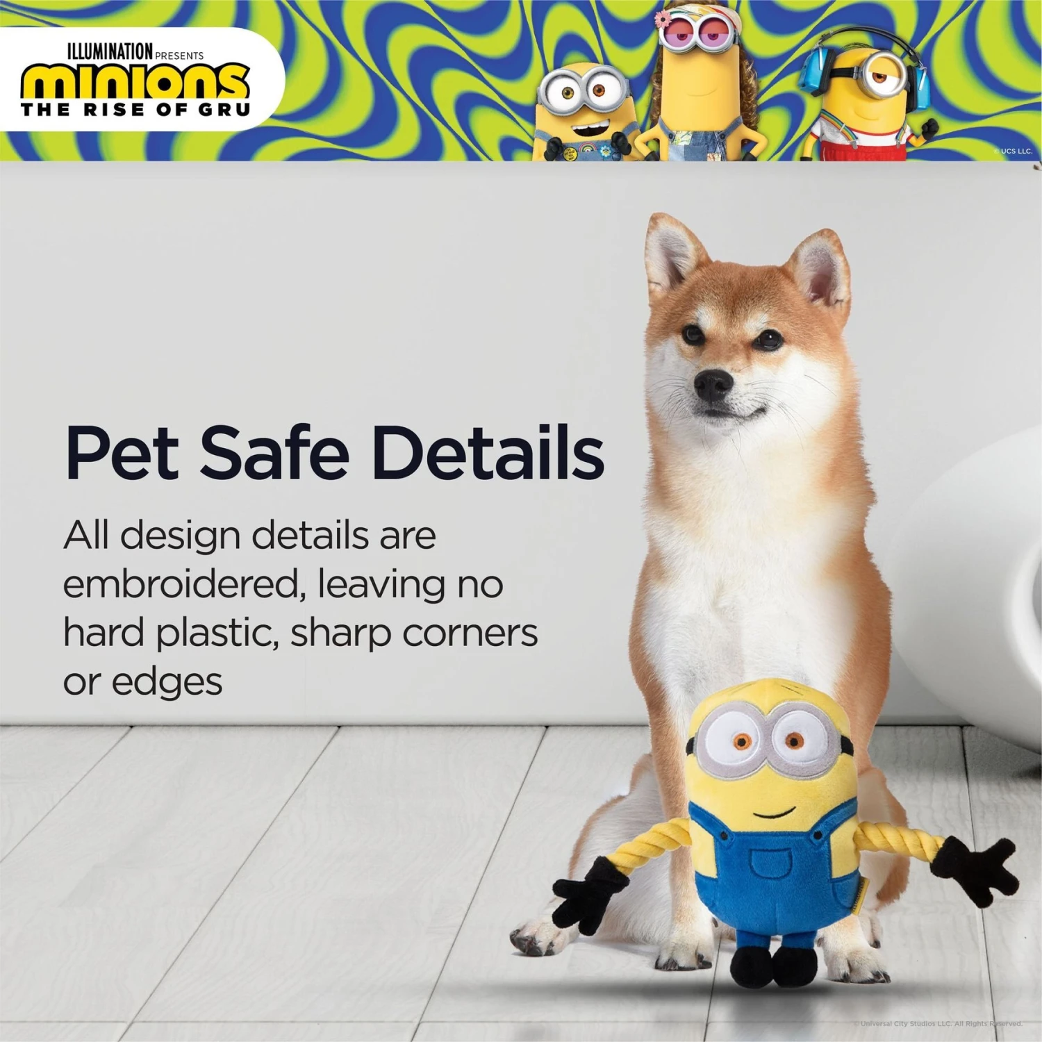 Fetch For Pets Minions Dave Rope Limb Pull Dog Toy 5 Fetch For Pets Minions Dave Rope Limb Pull Dog Toy - Image 5