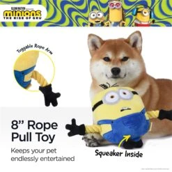 Fetch For Pets Minions Otto Rope Limb Pull Dog Toy -PetSafe Kong Shop 722246 PT3. AC SS1800 V1672175164
