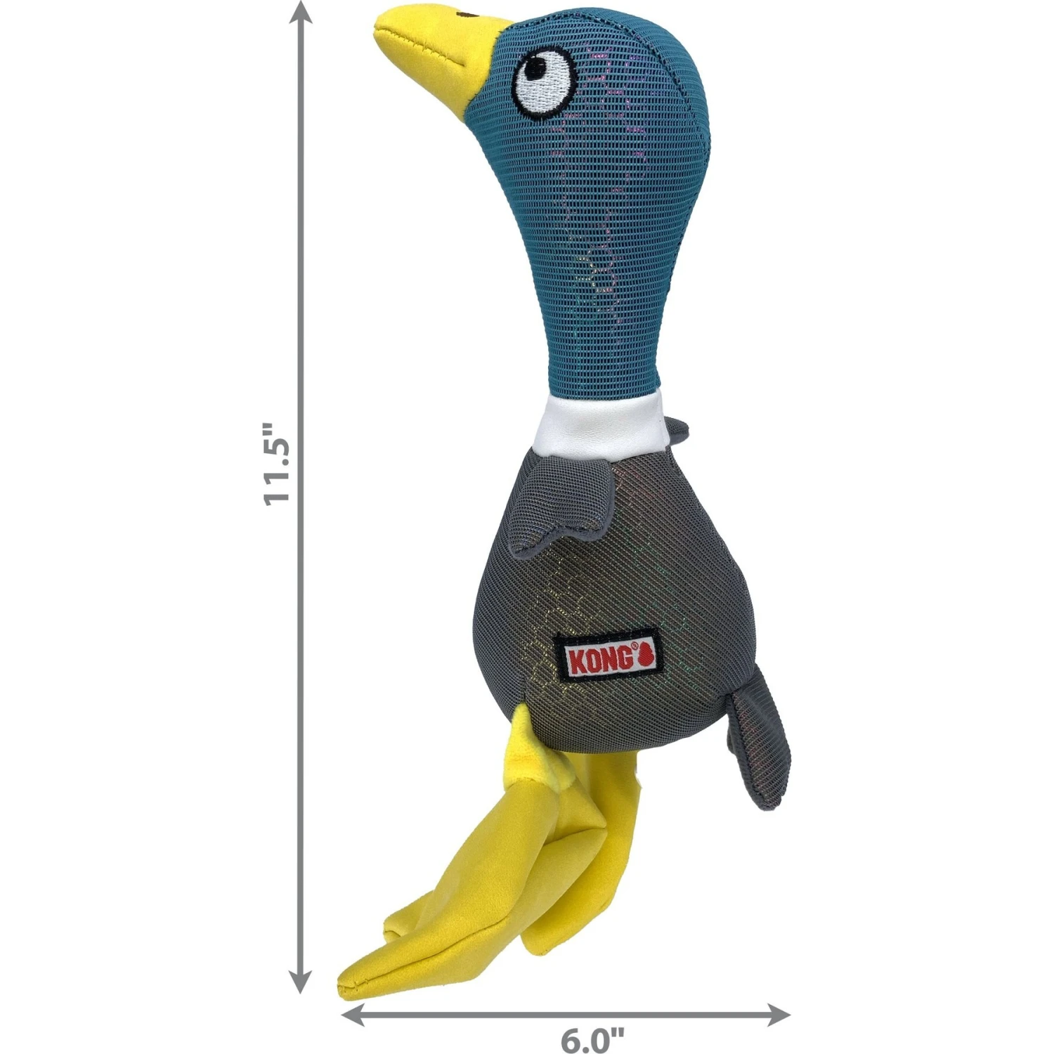 KONG Shakers Shimmy Mallard Plush Dog Toy 2 KONG Shakers Shimmy Mallard Plush Dog Toy - Image 2